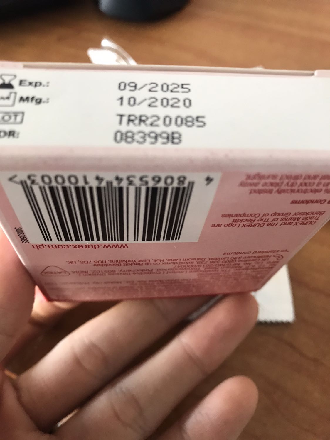 không có giấy hdsd, bao xé rời từng cái, chữ không sắc nét. nghi hàng nhái