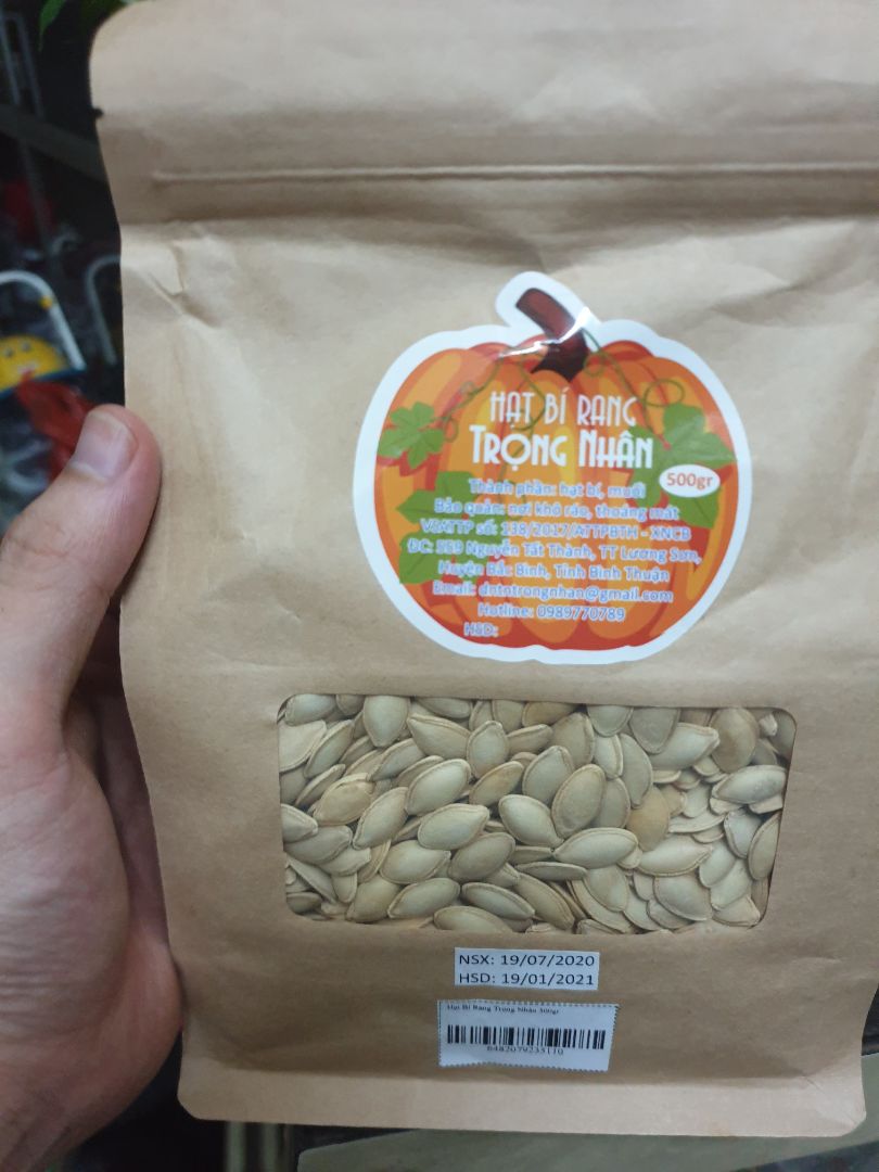 Hạt bí chất lượng rất tốt
Đóng gói cực kì cẩn thận chắc chắn
Đã ăn thử hạt rất giòn và ngon cực kì xứng đáng với giá thành
Rất đáng mua, sẽ tiếp tục ủng hộ shop trong lần tới.