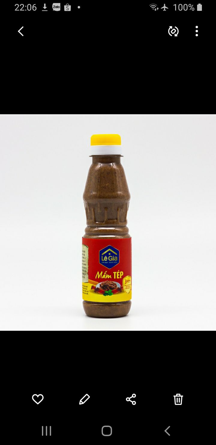 Giao hàng nhanh, đóng gói cẩn thận.
Mắm thơm, ngon, không bị sạn.
Pha chấm trực tiếp hay làm mắm chưng thịt đều ngon.