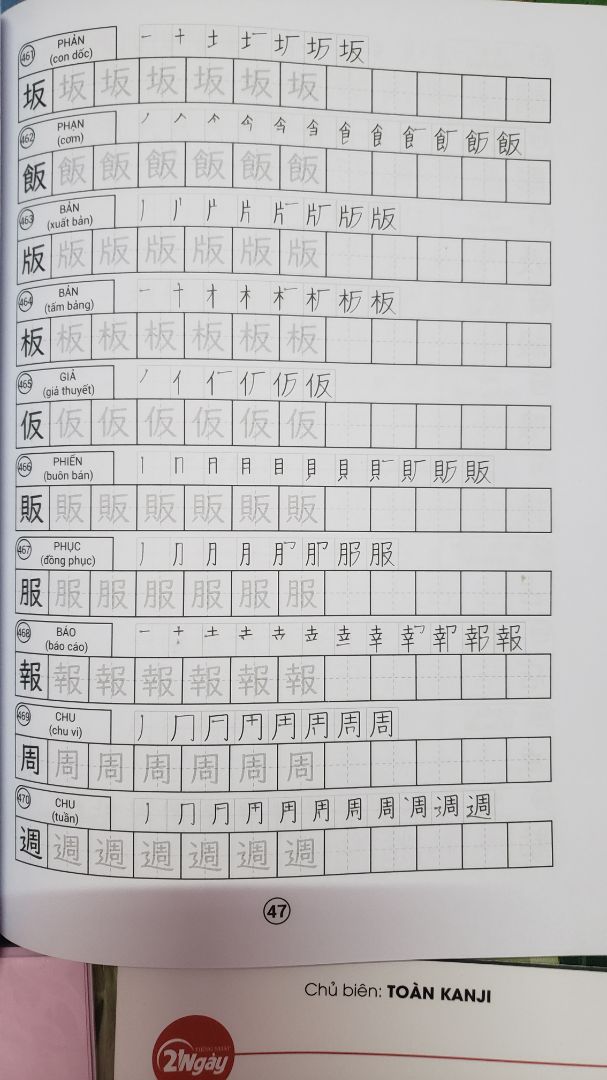 Một hộp gồm 8 món như hình, được tặng thêm cây bút. Lợi ích của bộ này với mình là một bộ tài liệu kanji chuẩn, đầu đủ cách viết, đọc, nghĩa,....599k nhưng 2 quyển Hack não 2136 Kanji được in màu bằng giấy bóng rất đẹp nên nhìn chung bộ này rất rẻ so với cả chất lượng và số lượng luôn, rất nên mua nhé mọi người!!!