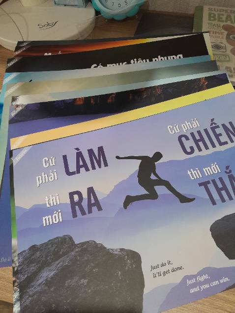 Thiết kế đẹp, giấy dày dặn