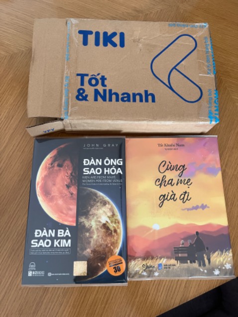 Tiki giao sách bọc bìa, đóng gói tốt và nhanh.