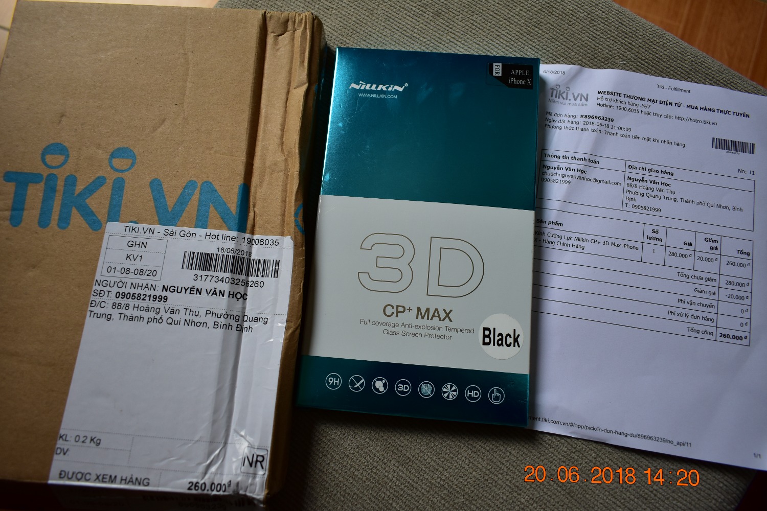 Kính Cường Lực Nillkin CP+ 3D Max iPhone X - Hàng Chính Hãng = tốt nhất dành cho iphone X