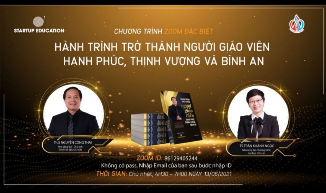 ?  Thân gởi cả nhà thông tin Zoom sáng mai, thứ bảy ngày 11/6/2021

?  Chúng ta được gặp lại anh Nguyễn Văn Hùng (biệt danh: Chàng Mù Vui Vẻ)

? Với chủ đề: TRÍ SÁNG - TÂM AN

? Id Zoom: 861 2940 5244 (Không có pass)

----
? Hẹn gặp cả nhà cùng anh Hùng ở Zoom sáng mai nhé!