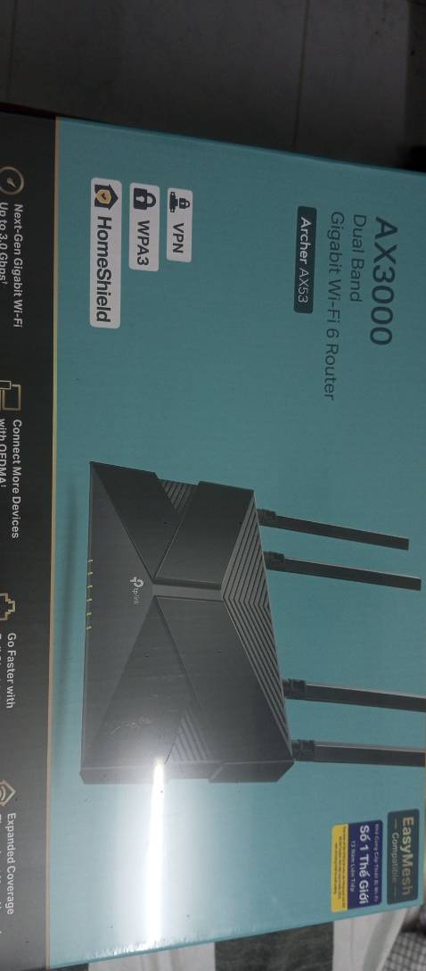 Sóng mạnh, ổn định, phủ sóng khá tốt... Thiết kế đẹp ngầu... Bao bì đóng gói tốt kỹ, đẹp... Good jobs.