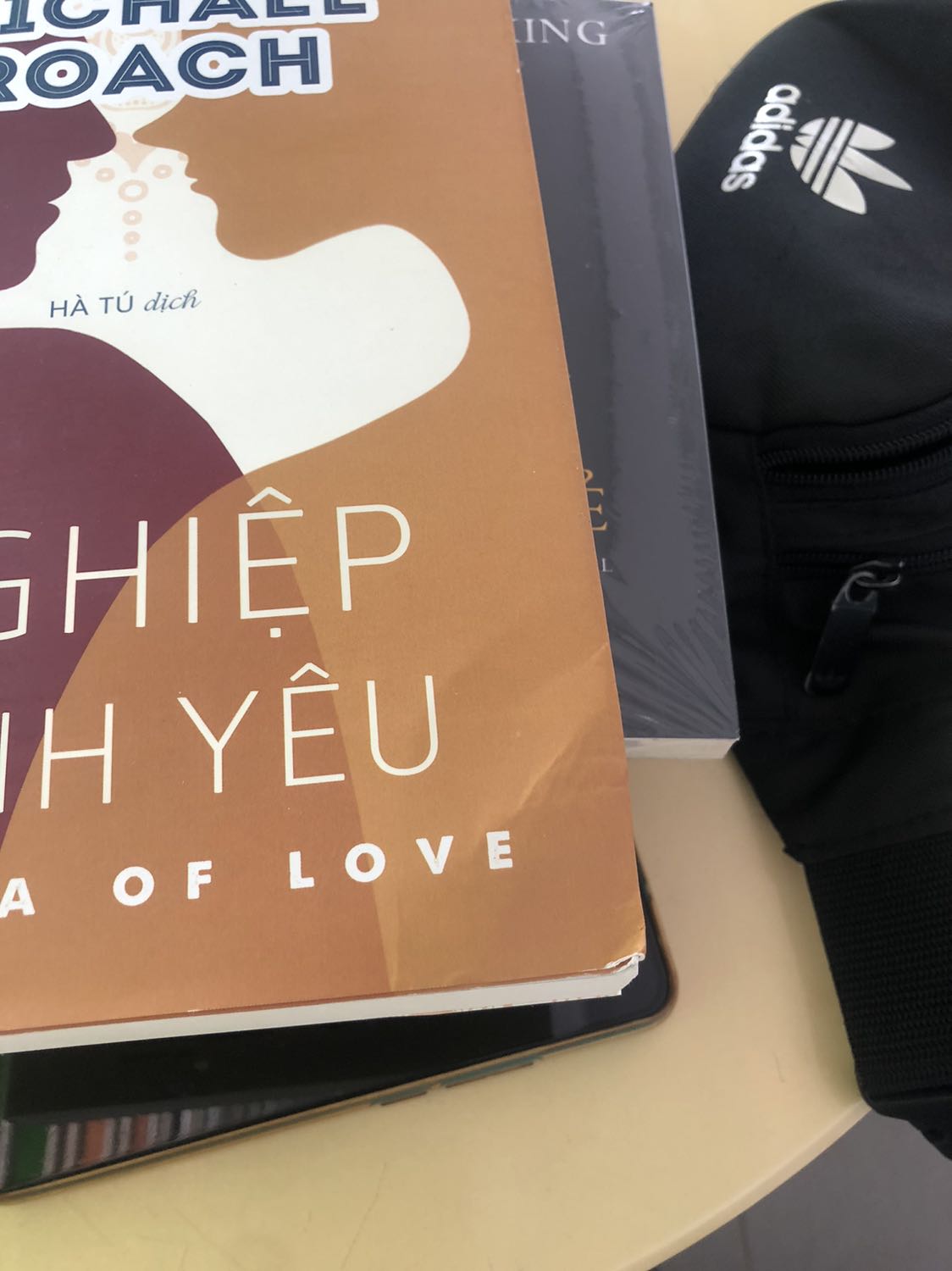 Sách bị cong mốp cạnh, hở keo. Nhìn cuốn sách mới mua mà chán không có lấy cái bọc nilong bảo vệ sách như những cuốn khác