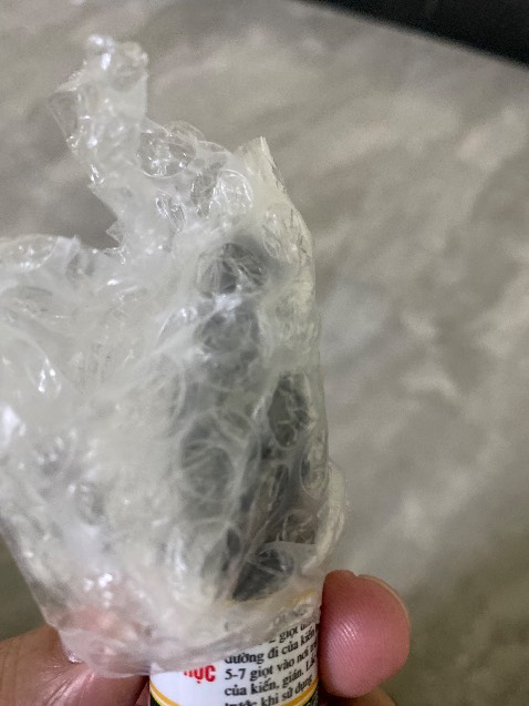 đã sử dụng hết.