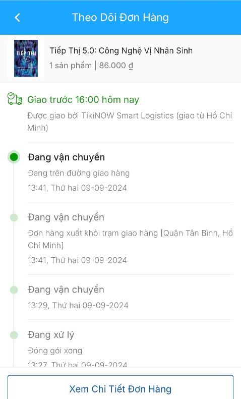 💯 cho TiKi
Mua sách ở TiKi là hoàn toàn xứng đáng, giá rẻ mà còn đặt hàng lúc 1h30 mà 3h30 giao tại nhà rồi - nhanh (giao trong 2H)
Đóng gói kỹ, có túi chống sốc và sách nguyên seal đàng hoàng 🫶
Nội dung của sách thì được mọi người khen nhiều, nên không có gì bàn cãi cho các dân Maketers 🙌 Trang giấy sách loại bóng trơn, trông rất đẹp như tạp chí 🫶