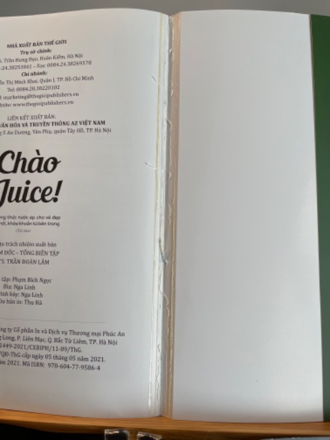 Sách đẹp, nội dung cung cấp nhiều thông tin dinh dưỡng hữu ích, tuy nhiên chất lượng sách cần cải thiện, đọc xong một pần mà đã bung keo phía sau gáy sách