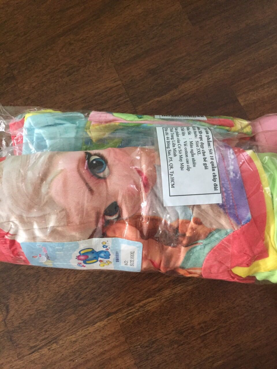 sp đẹp, giá rẻ hơn bên ngoài, size XXXL dành cho bé từ 25 đến 30ki, hơi múp thì mặc ok, còn gầy thì nên hạ size