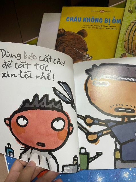 sách lạ, sáng tạo, cái này mình thấy mang đậm phong cách ng nhật luôn vì làm việc với họ từ lâu, rất lịch sự có thể dạy cho con