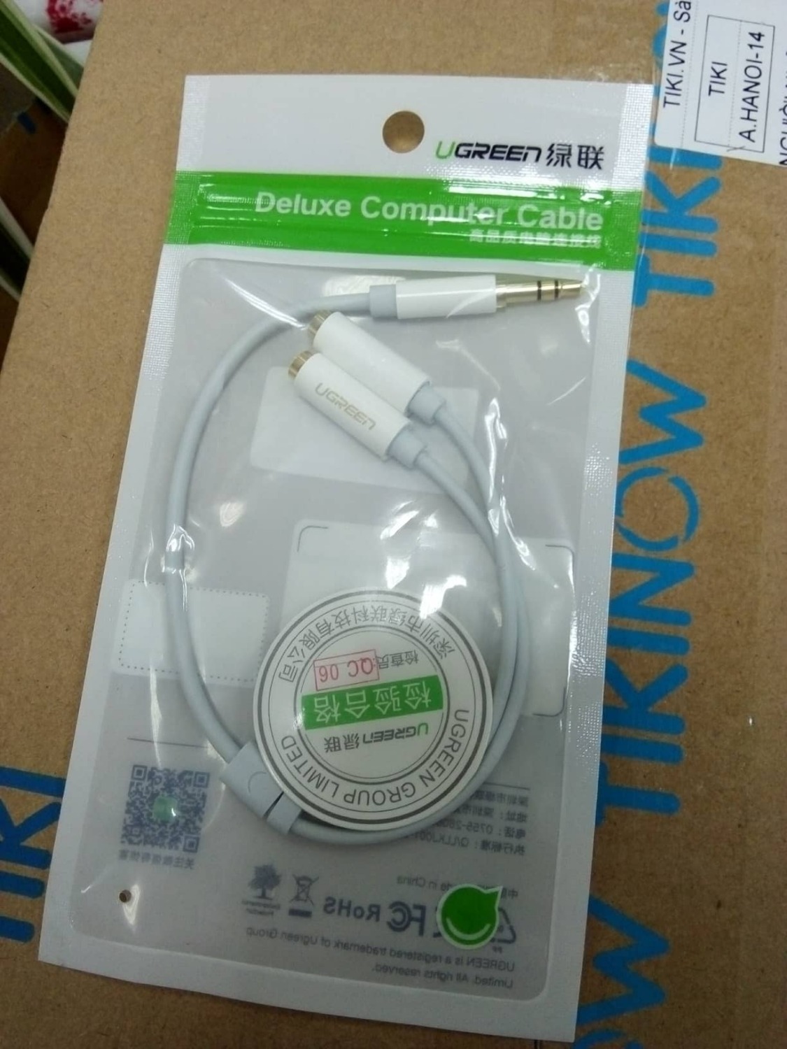 Rất ưng ý với sản phẩm. Giá cả phải chăng mà chất lượng tốt. Âm thanh nghe đều hai tai, chất lượng âm không bị suy giảm.