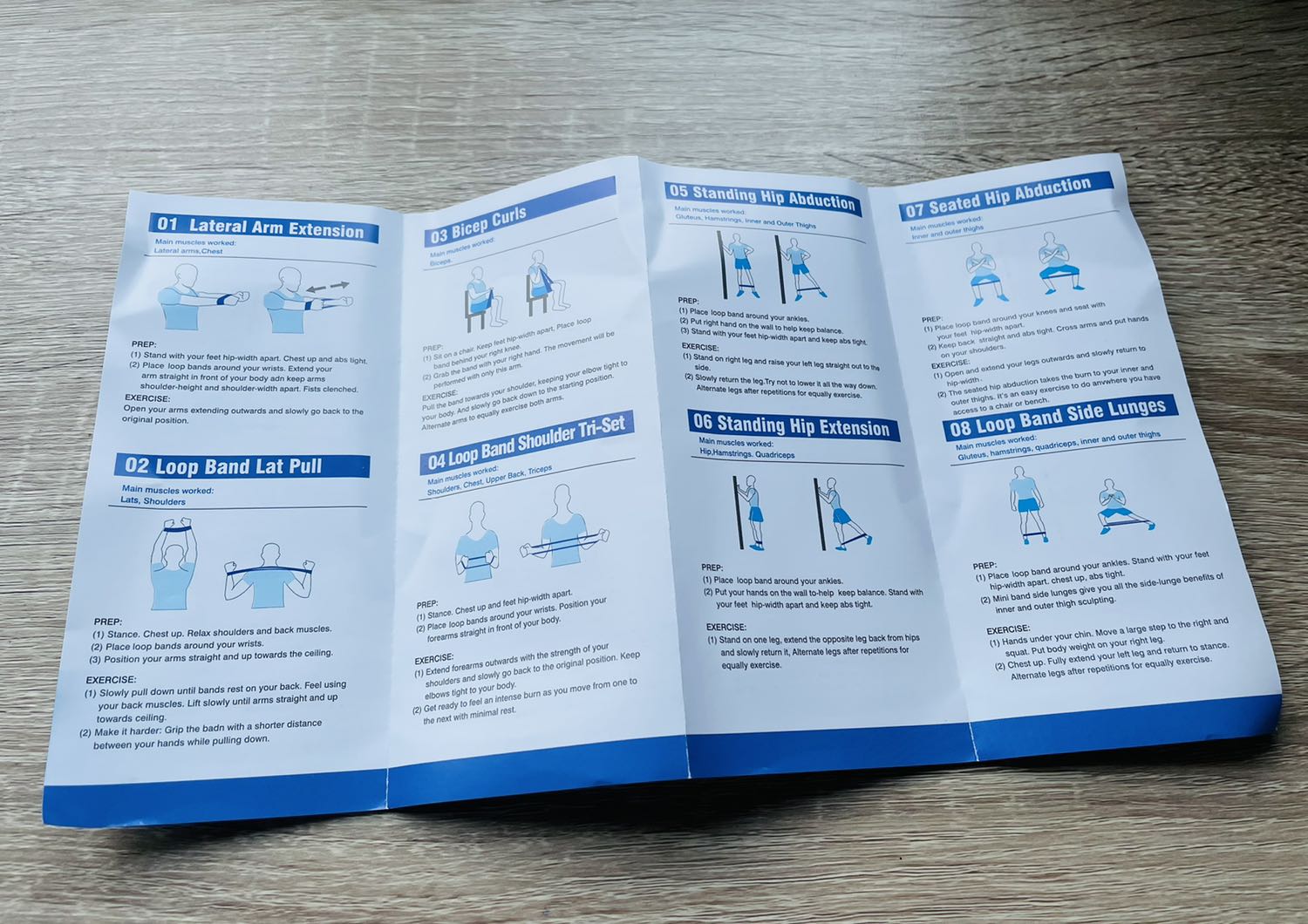 Mới đặt vào tối chủ nhật, sáng thứ 2 đã nhận được hàng. Sản phẩm gồm 5 dây theo 5 mức độ khác nhau, phù hợp với người mới tập hoặc tập lâu năm. Trong sản phẩm còn có tờ hướng dẫn tập luyện rất bổ ích.