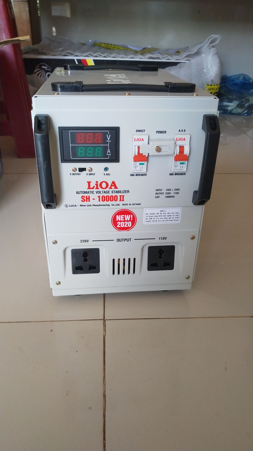 Hàng chính hãng Lioa, mới 100%, version 2020. Bảo hành điện tử nên ko cần phiếu bảo hành rườm rà. Shop chuẩn bị hàng nhanh và đóng gói chắc chắn. Giao hàng cẩn thận ko bị móp méo trầy xước gì cả. Độ bền thì chưa rõ nhưng giá bán này thì khó mà chê trách được. Tiki hỗ trợ voucher và phí ship nữa. Tuyệt.