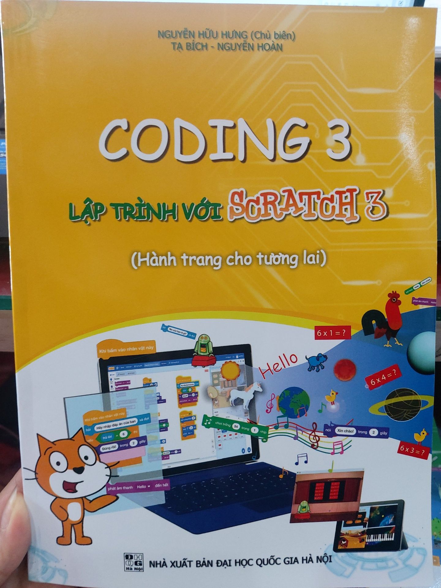 Sách đẹp, hình ảnh in màu sắc nét, cách trình bày dễ hiểu, sản phẩm lập trình thú vị. Bé nhà mình đã tự học và tạo được sản phẩm. Tặng đội tác giả 5 sao!