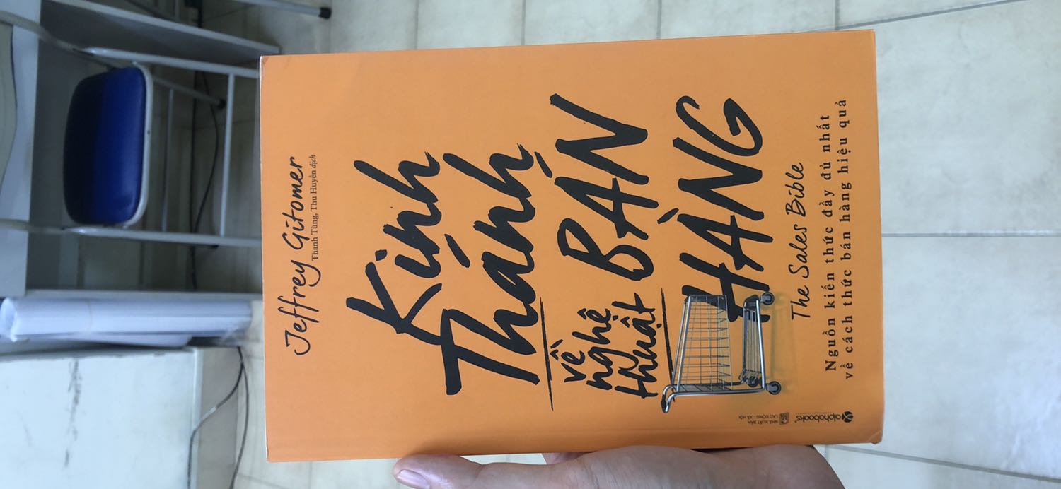 Quyển này về bán hàng thì hay rồi. Nếu là sales thì nên đoc. Tiki giao nhanh, gói hàng ok. K có gì chê