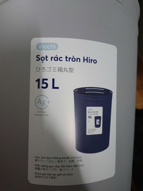 Giao hàng nhanh chóng , đóng gói cẩn thận. Thùng rác to và đẹp quá trời .