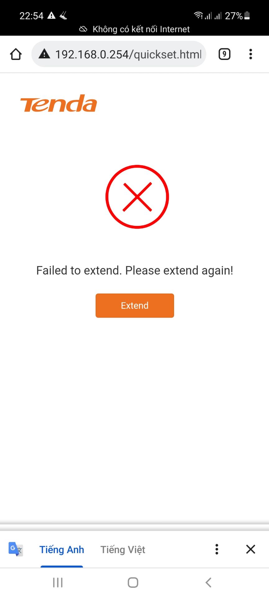 Đóng gói ok, giao nhanh nhưng không cài đặt được. Không kết nối được với wifi Tenda để cài đặt