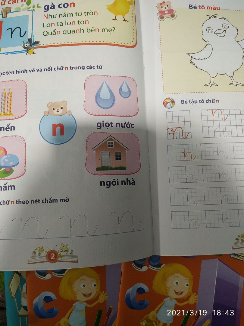 nên mua kèm cả tập 1 vì quyển này chỉ tô từ chữ n->y.