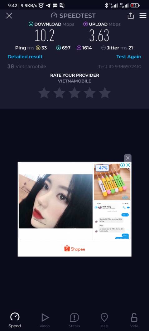 Nếu có -10 sao thì xứng đáng hơn. 
Buôn bán treo đầu dê, bán thịt ***. Tốc độ còn ko bằng 2G. Tiki nên làm chức năng block nhưng shop bán hàng như này. Nếu có -10 sao thì xứng đáng hơn. 
Buôn bán treo đầu dê, bán thịt ***. Tốc độ còn ko bằng 2G. Tiki nên làm chức năng block nhưng shop bán hàng như này.