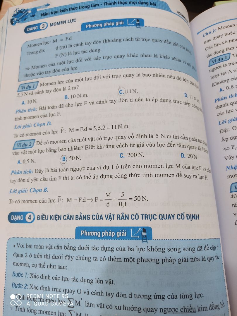 sách hay, nội dung được chia thành từng phần dễ xem và học tập, có tóm tắt kiến thức và 1 vài bài tập minh hoạ tập trung về 1 vấn đề. Có phần chú ý.