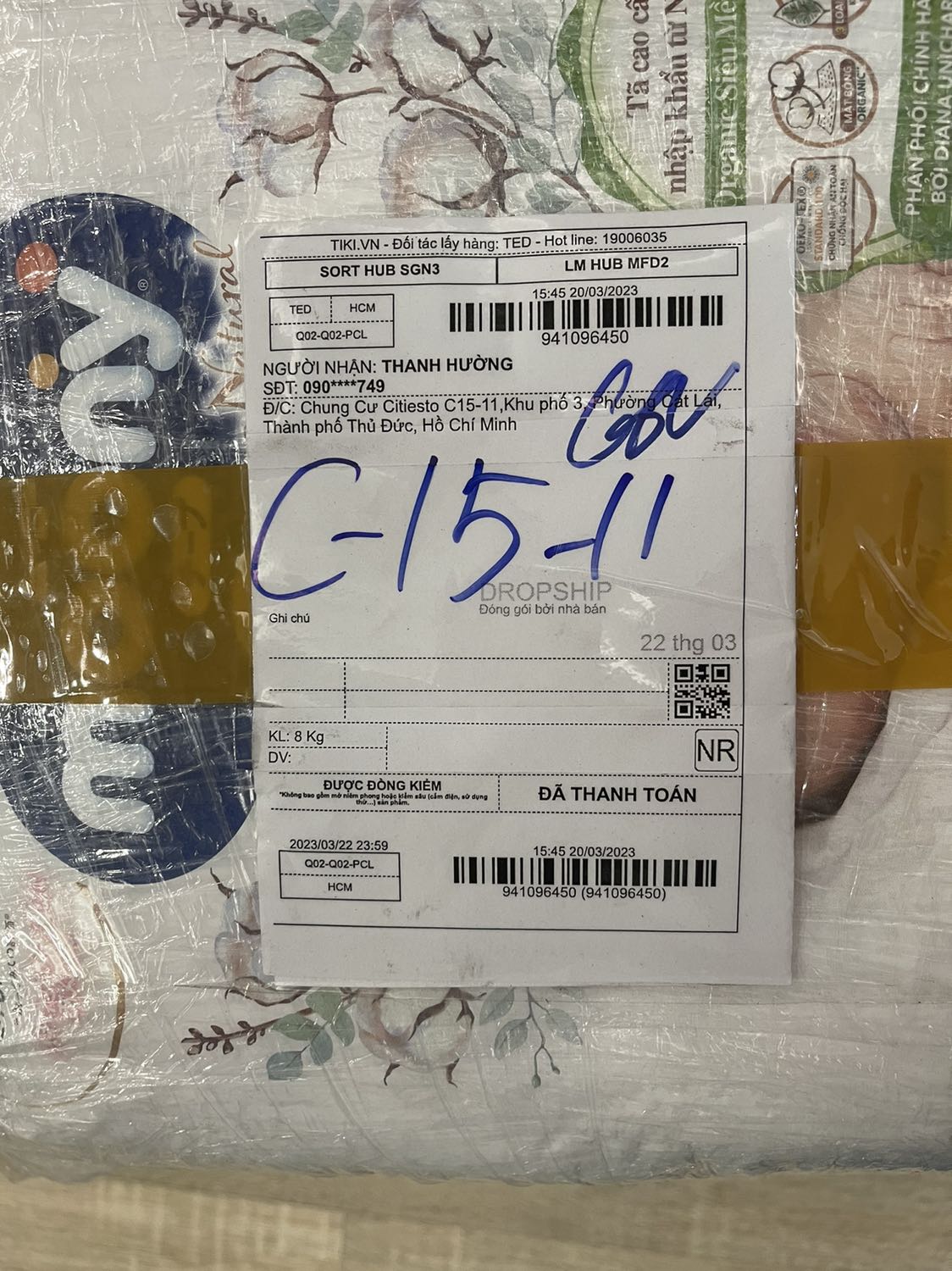 Mình đặt 2 combo (4 bịch tả) size newborn dưới 5kg cho bé sơ sinh,mà shop giao có 1 bịch đúng size còn 3 bịch sai size,3 bịch size S bé sơ sinh sao mặc vừa.