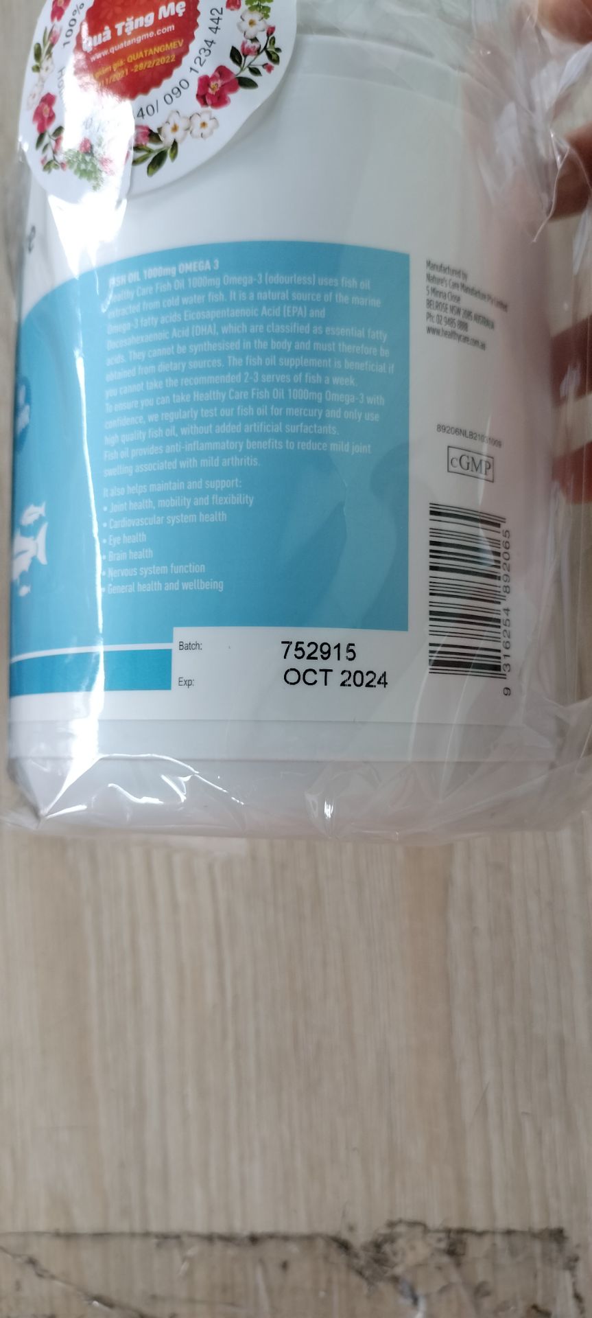 SP mới, đóng gói cẩn thận và giao hàng cực nhanh.
SP được bạn giới thiệu nên tin dùng để cải thiện SK. SP mới, đóng gói cẩn thận và giao hàng cực nhanh.
SP được bạn giới thiệu nên tin dùng để cải thiện SK.