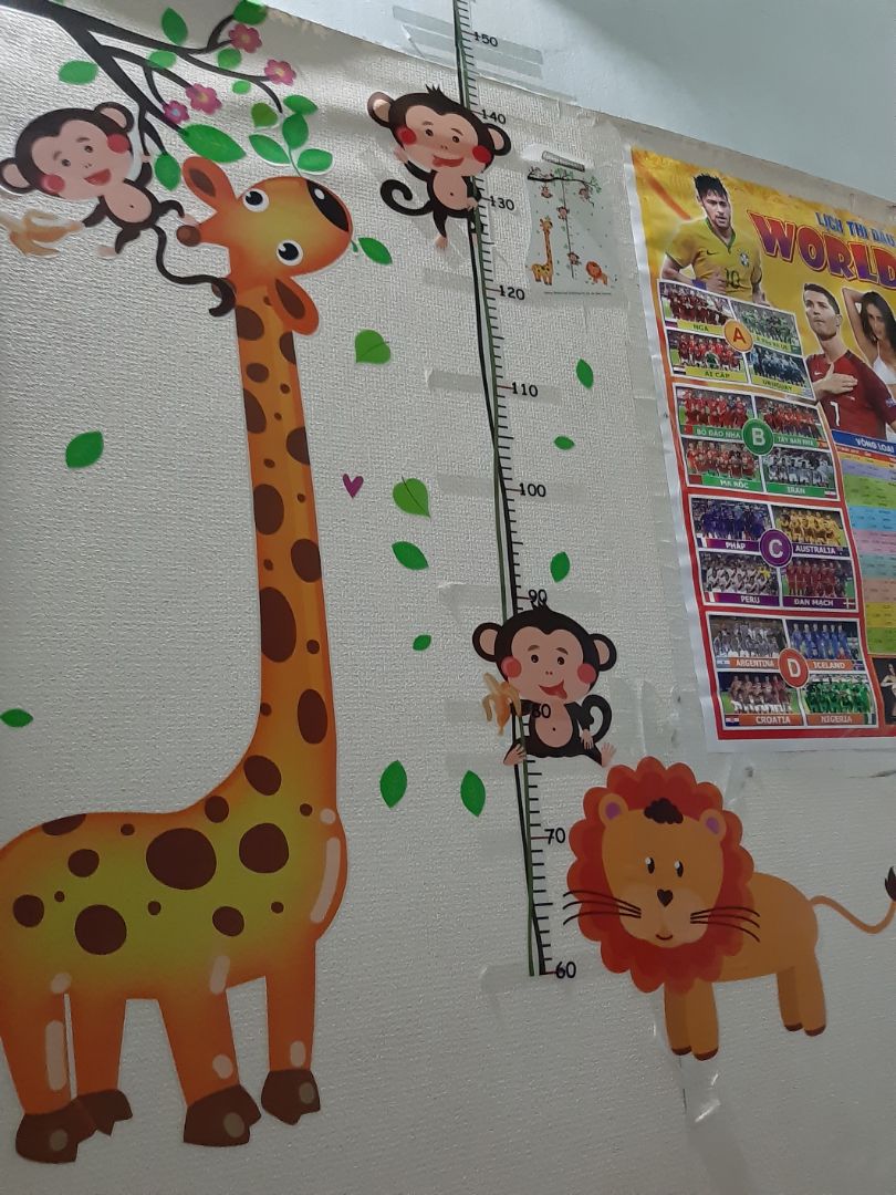 hình dán dễ thương. rất hợp với các bé trai và bé gái. nếu đc dán trên kính thì tuyệt với hơn