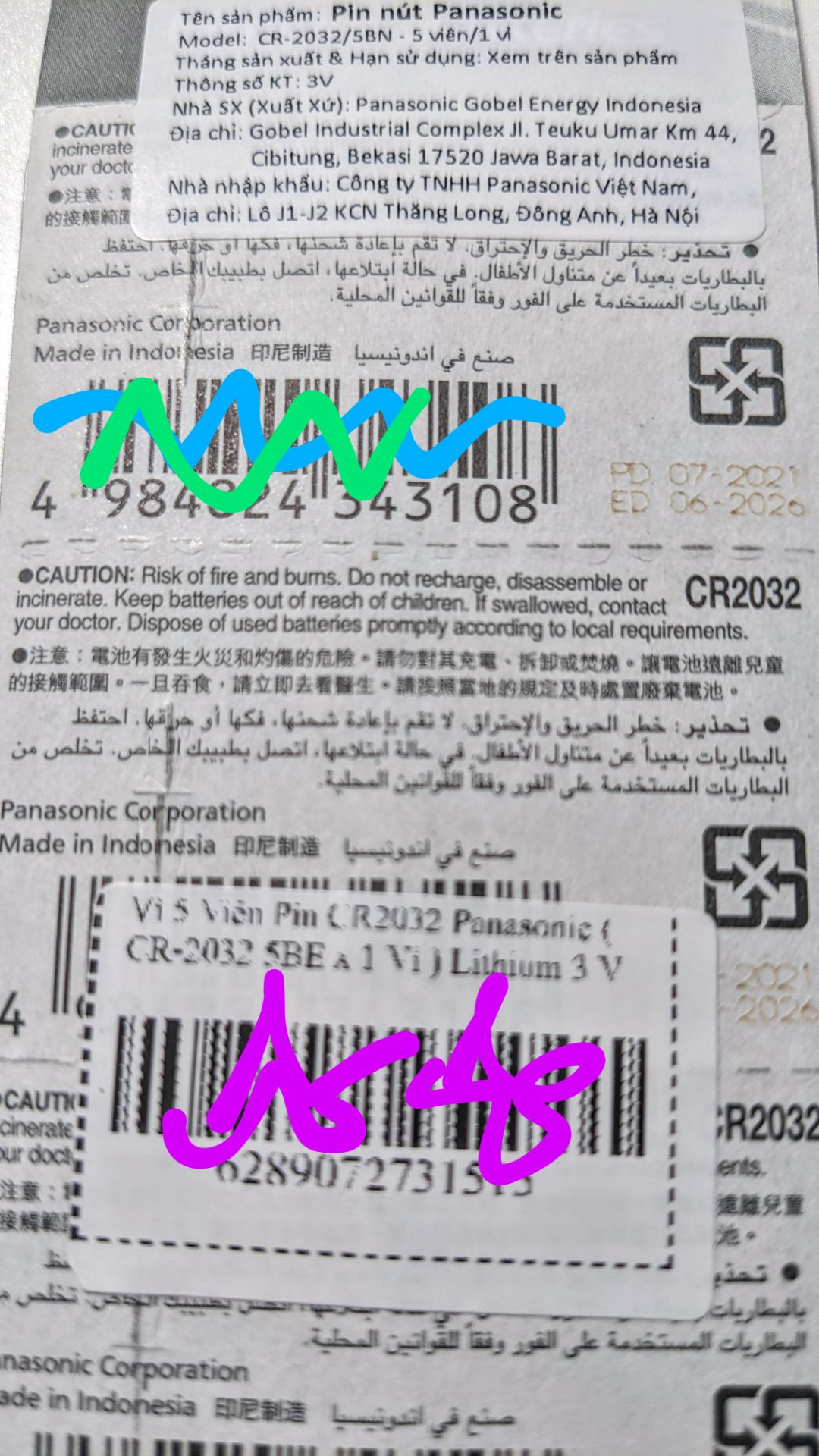 :) pin lắp cái dùng đk luôn ạ. xuất xứ, mã vạch đầy đủ, mới sản xuất (như hình). và bất ngờ hơn là đơn mình đặt lúc 6 giờ kém 1 ph chiều nhưng trk 9h tối shipper đã giao. cảm ơn dịch vụ Tiki Now và shop đã cộng tác cùng Tiki ^^