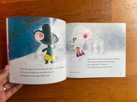 Một cuốn sách quá dễ thương, con mình rất thích nhân vật chuột Mooty này