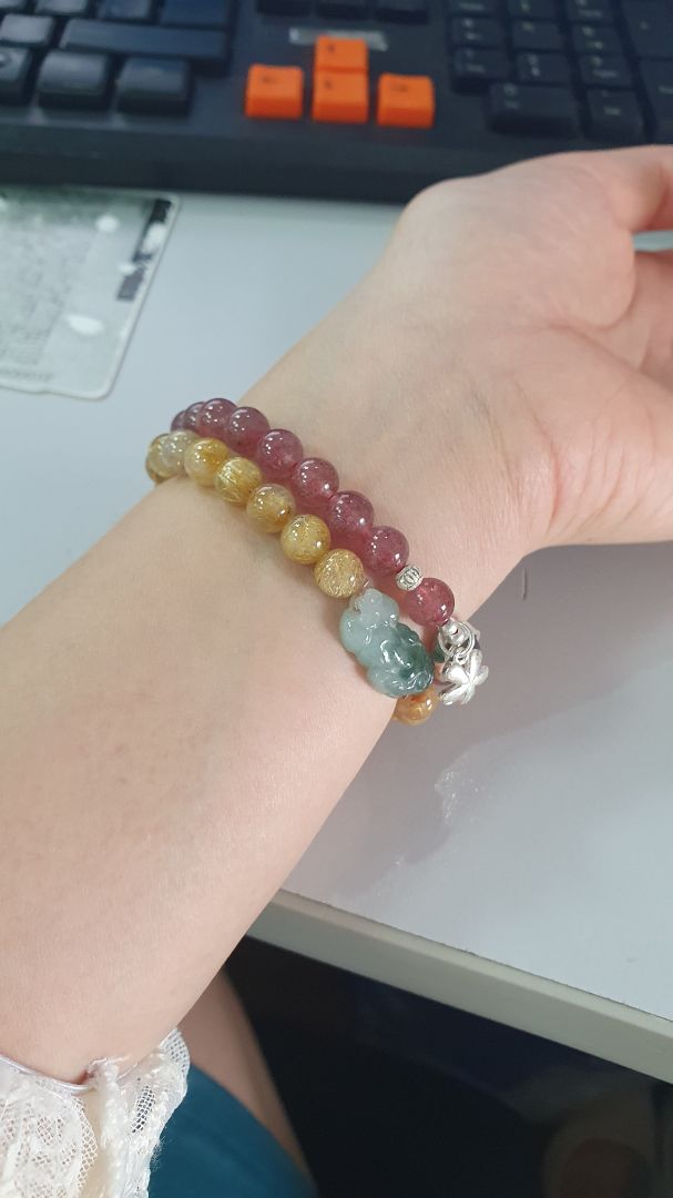 cũng đc. ko được sáng đẹp như ảnh. đúng là ko được đẹp bằng thạch anh tóc vàng