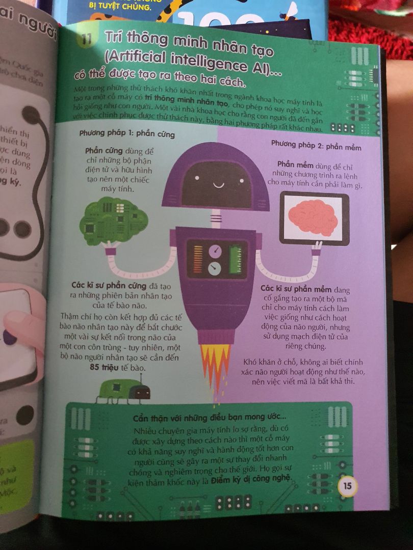 - Nội dung: giới thiệu tổng quan, và chi tiết về các con số, sự thật máy tính, mã hóa trong ngành IT và 1 vài sự kiện độc lạ. 
- Sách được gia công bìa cứng, tạo cảm giác cầm chắc tay, trang sách in màu, chưa được giấy bóng. 
- Giá: hơi cao so với các cuốn như  khoa học, vũ trụ, Trái Đất,...