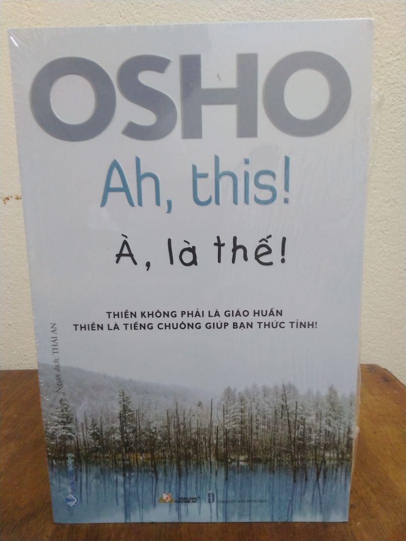 Giao hàng uy tín, đúng hạn. Sách được bảo quản tốt, đóng gói kỹ. Nội dung: Thầy Osho. Cảm ơn Fahasa và Tiki.