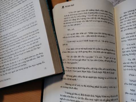 Ấn tượng bởi chủ đề của truyện. Chữ in lớn và giãn dòng rộng thoải mái cho mắt, chắc vì vậy mà sách to và dày hơn so với mình nghĩ.
