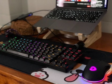 Shop giao hàng nhanh. Chuột rất đẹp, rất ngon so với giá tiền bỏ ra 😍 chuột có dải led chạy xung quanh, làm việc vào buổi tối nhìn ưng cực kỳ. Mình rất hài lòng về sản phẩm. K thể k vote cho shop 5 sao