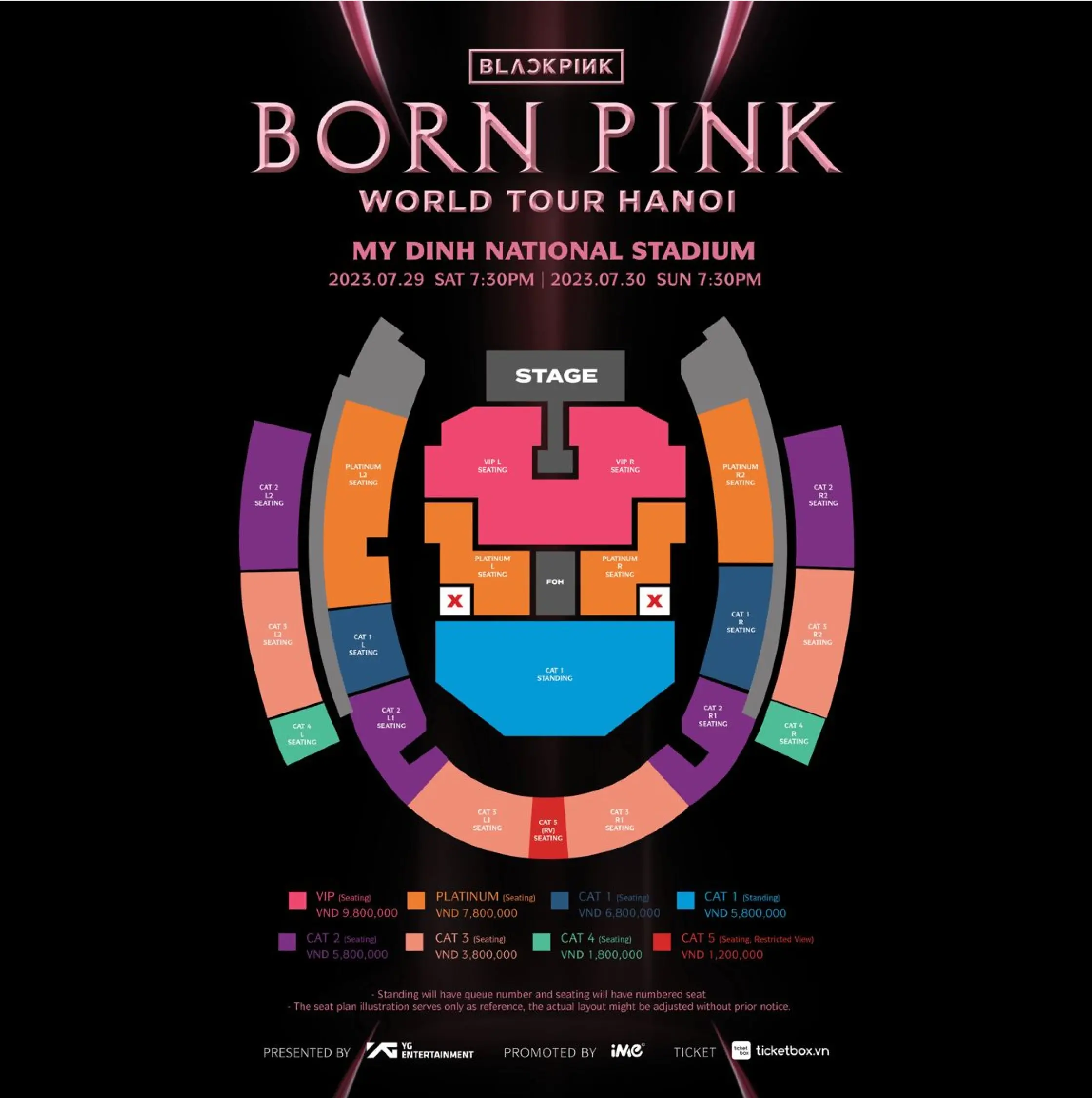 Official Ticket | BLACKPINK WORLD TOUR [BORN PINK] HANOI