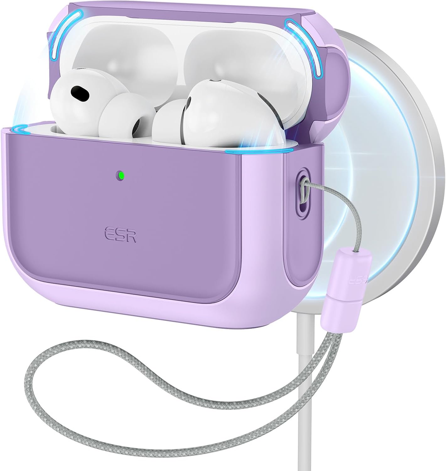 Bao Case cho Airpods Pro 3 (2025) ESR Orbit Colors Hybrid Magnetic Case - Hàng Chính Hãng