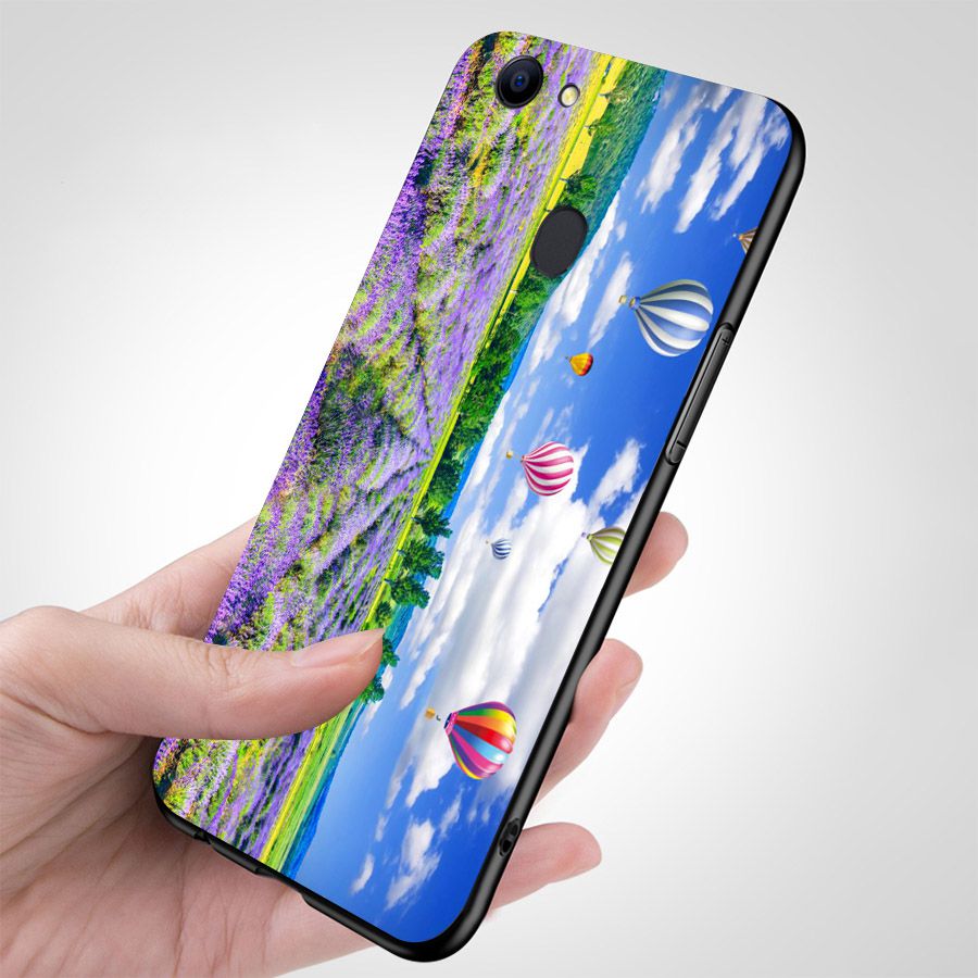 Ốp điện thoại kính cường lực cho máy Oppo A79 - Vườn Hoa MS VHOA044