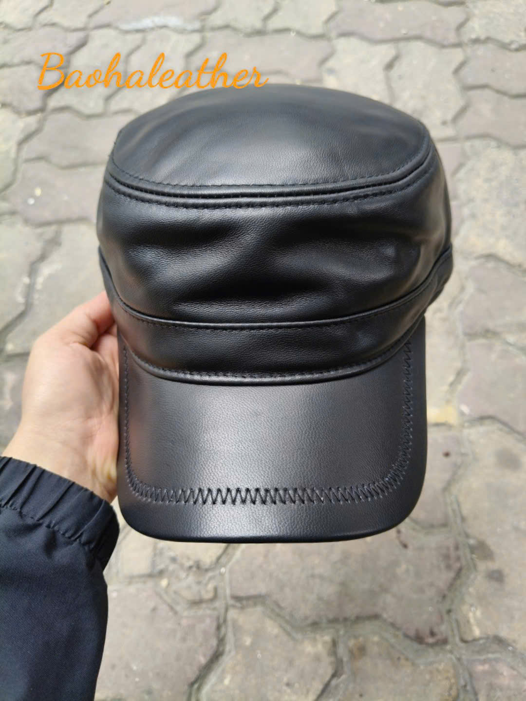 Nón Nam Da Cừu, Mũ Nam Da Cừu BHY1925 Mũ lưỡi chai da cừu, Chuẩn Da cừu thật. Hàng chính hãng.
