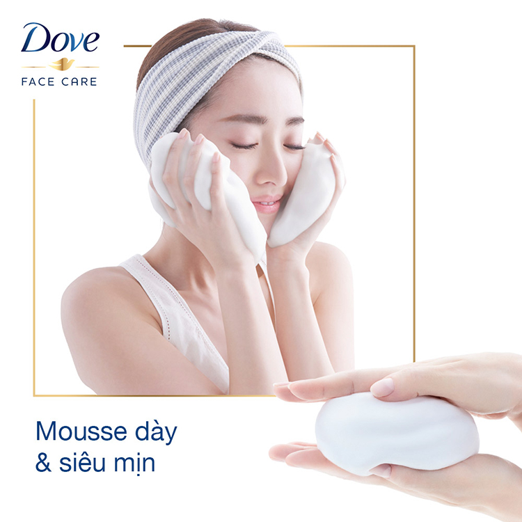 Sữa Rửa Mặt Dạng Bọt Dove Tinh Chất - Serum Cấp Ẩm & Cho Da Mềm Mượt 160Ml
