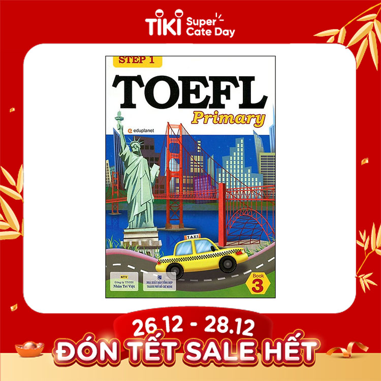 TOEFL Primary Book 3 Step 1 Kèm CD Hoặc File MP3