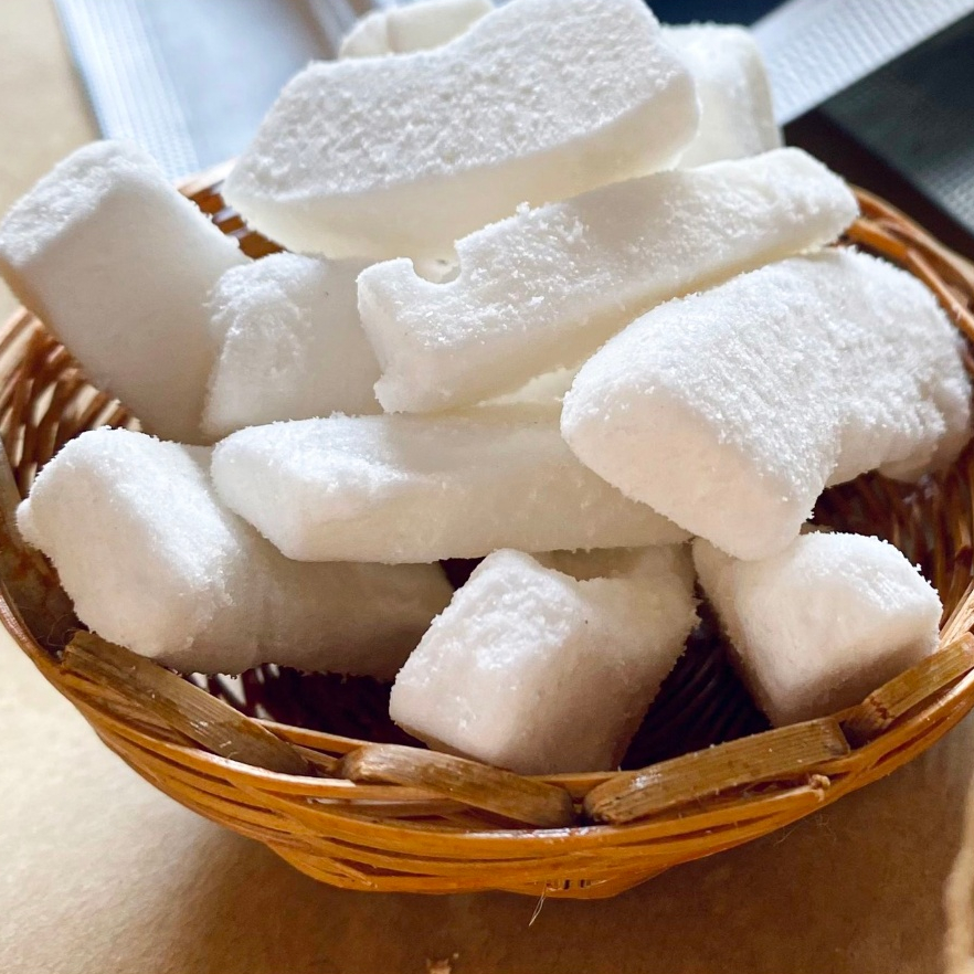 COMBO 3 hộp Dừa sáp sấy giòn cao cấp VICOSAP ít đường đồ ăn vặt healthy đặc sản Trà Vinh