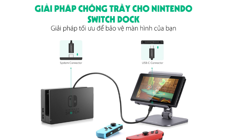 Cáp usb type c nối dài 50CM Ugreen UC40574ED008 Hàng chính hãng