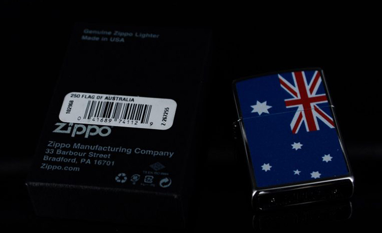 Bật Lửa Zippo 250 Flag Of Australia