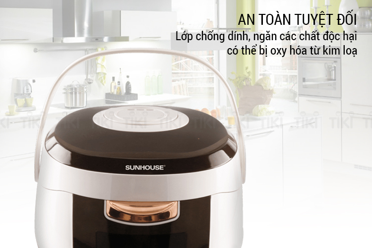 Nồi Cơm Điện Nắp Gài Sunhouse SHD8629C (1.8 Lít) - Hàng Chính Hãng