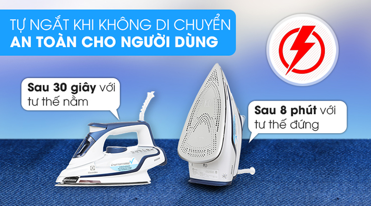 Bàn Ủi Hơi Nước Electrolux ESI6123 - Trắng Xanh - Hàng chính hãng