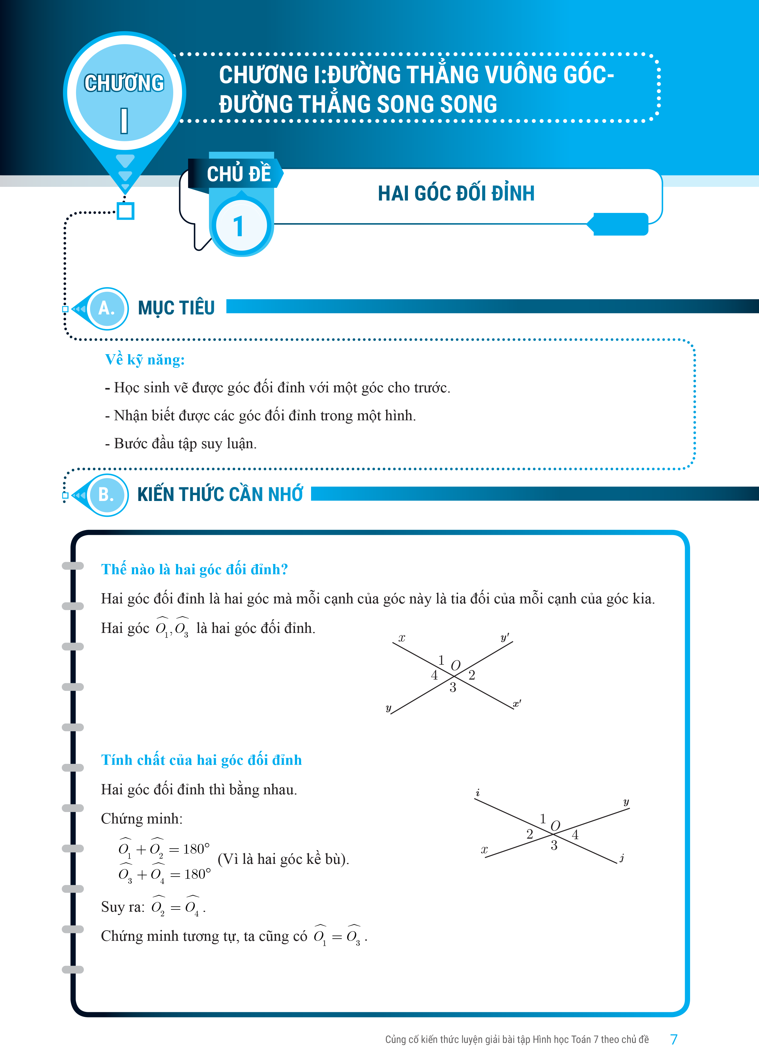 Củng Cố Kiến Thức Luyện Giải Bài Tập Hình Học Toán 7 (Theo Chủ Đề)