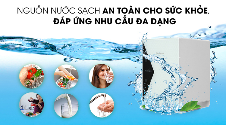 Máy lọc nước Kangaroo Hydrogen Undersink KG100HU - Hàng chính hãng