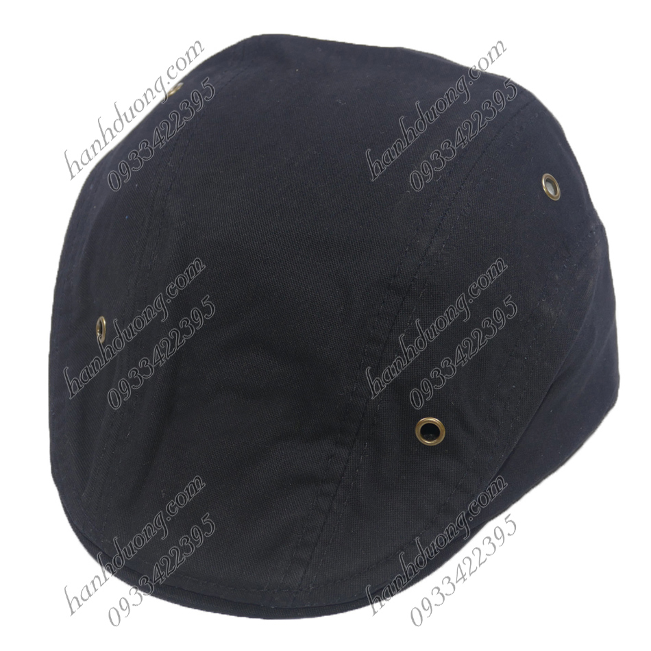 Nón beret nam mũ mỏ vịt người lớn, nón bê rê nam trơn không thêu logo, chất liệu vải kaki 2 lớp bền đẹp - Hạnh Dương