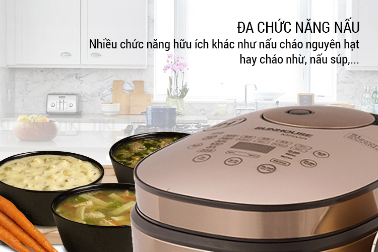 Nồi Cơm Điện Cao Tần Sunhouse Mama SHD8955 (1.5 Lít) - Hàng Chính Hãng